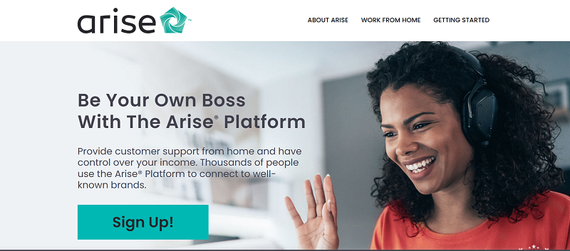 arise Online Chat Work From Home Jobs