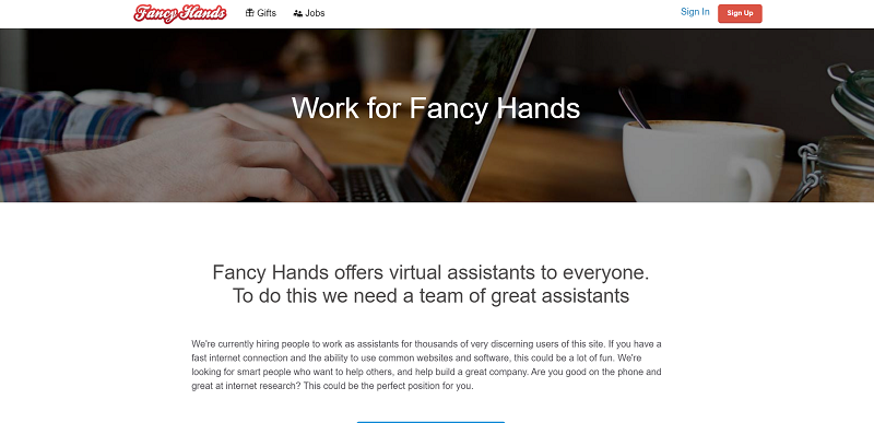 fancy hands Online Chat Work From Home Jobs