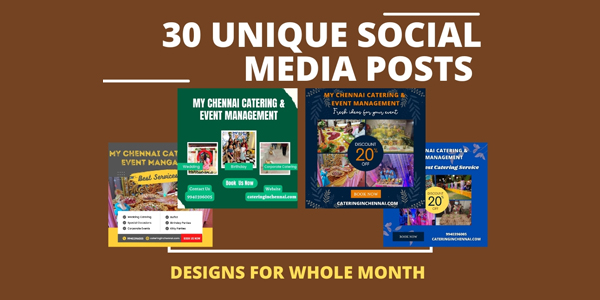 30 Unique Social Media Posts Designs for Whole Month 1
